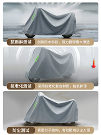 Electric Bicycle Motorcycle Scooter Cover Waterproof UV Protection Dustproof Oxford Cloth