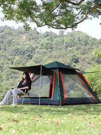 Automatic Inflatable Pop-Up Camping Tent with UV Protection for Outdoor Activities