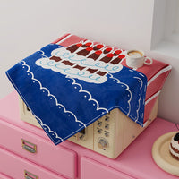 Cute Dustproof Microwave Oven Air Fryer Cover Towel