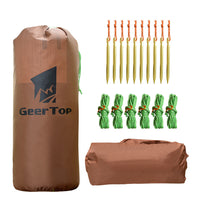 Portable Lightweight 2-Person Double Layer Camping Tent for Beach Park Hiking