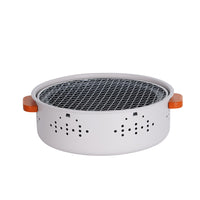 Household Courtyard Electric/Charcoal Dual-Use BBQ Grill Smokeless Indoor Outdoor Roaster