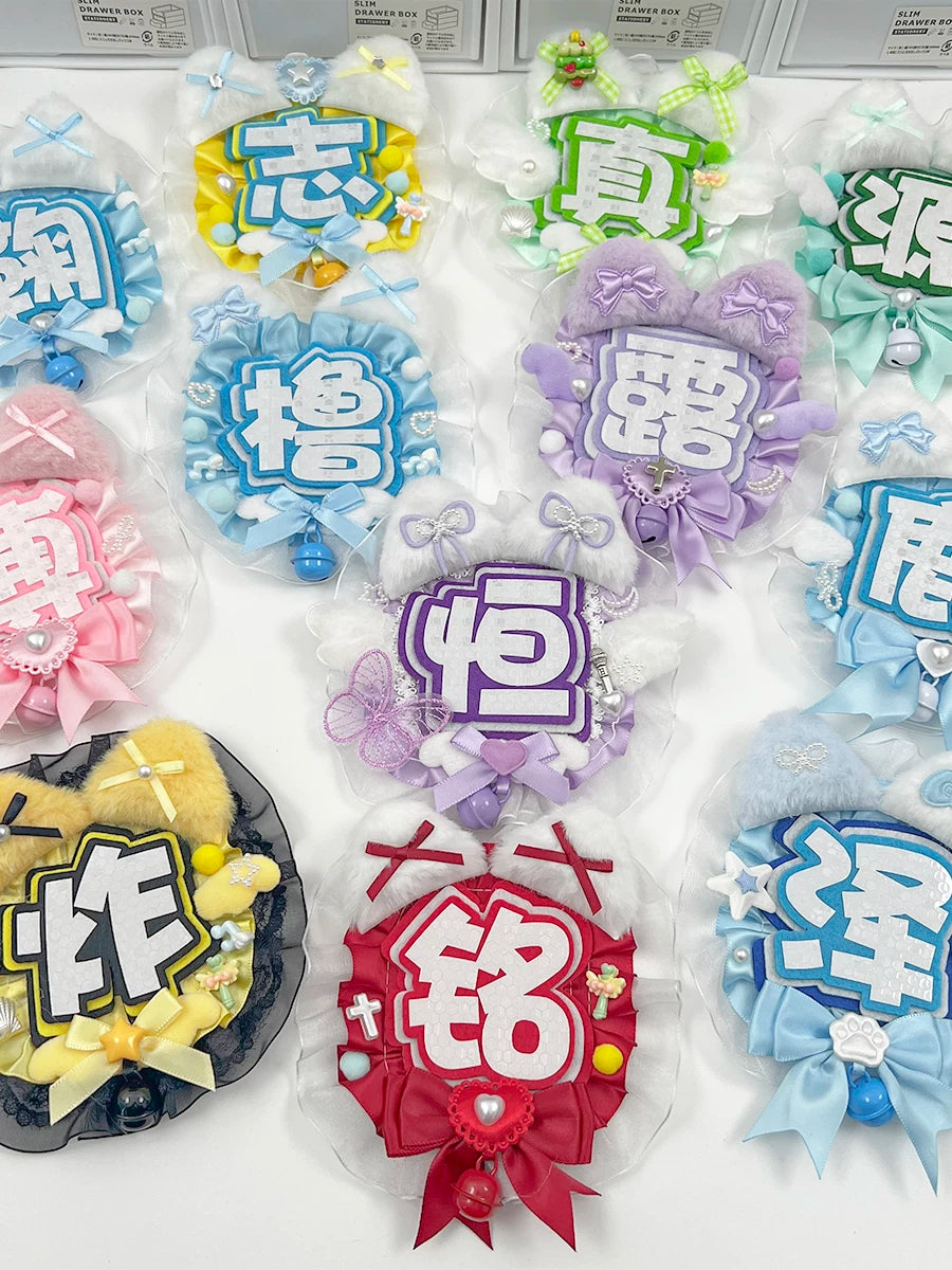 Reflective Non-Woven Mini Bag Charm for Celebrity Fan Support