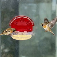 Hanging Transparent Bird Feeder and Water Dispenser for Cages