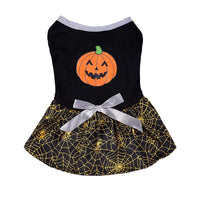 Halloween Pet Costume Dress for Dogs - Pumpkin, Skull, Witch, Spider Designs