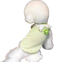 Pet Dog Cat Winter Vest with Leash Ring, Cute Lace Trim Warm Apparel for Small Dogs