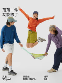 Recommon Quick-Dry UV Protection Long Sleeve T-Shirt for Outdoor Hiking & Sports