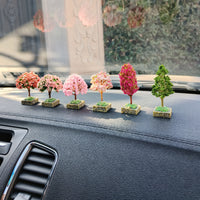 Miniature Artificial Tree Car Dashboard Decoration