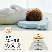 Infant Head Shaping Pillow for Newborns 0-6 Months, Food-Grade Silicone Pillow for Round Head Correction