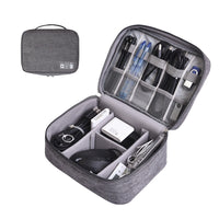 Portable Electronic Organizer Bag for Cables, Chargers, USB Drives, and Headphones