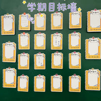 Student Goal Setting Wish Cards for Classroom Decoration and Study Planning