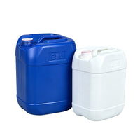 Heavy-Duty Plastic Square Chemical Container with Iron Hoop, 20L/25L Fertilizer Drum