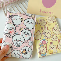 Chiikawa Cartoon Passport Holder Travel Document Organizer for Women