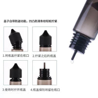 Gorilla V2/V3 Child-Resistant PET Chubby Unicorn Bottle with Flat Cap for E-Liquids