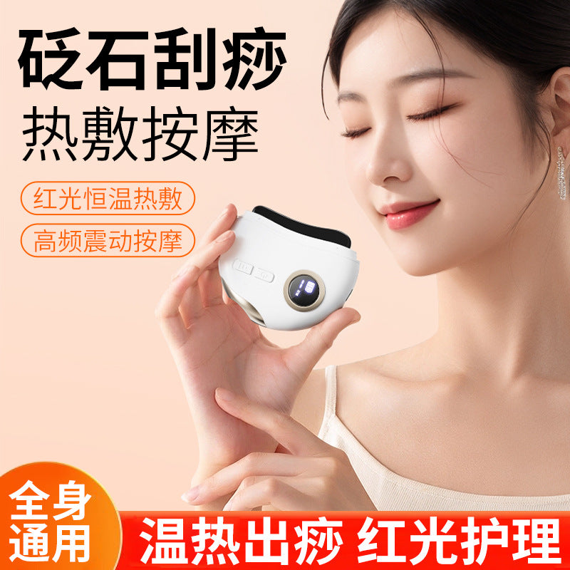 Electric Bian Stone Gua Sha Massager for Face and Body