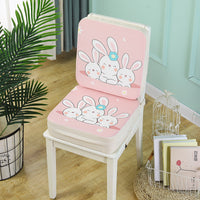 Kids Booster Seat Cushion for Dining Chairs, Portable and Breathable Cartoon Design