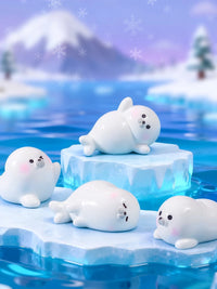 Miniature Seal Ocean Animal Figurines for Micro Landscape and Aquarium Decor