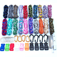 20-Color 7-Core Paracord for DIY Bracelets and Outdoor Tent Guy Lines