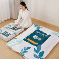 Vacuum Storage Bags for Clothes and Quilts with Electric Pump, Space Saving Compression Bags for Home Moving and Dormitory