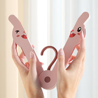 Portable Folding Travel Hanger with Non-Slip Design for Clothes, Underwear, and Socks