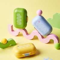 Portable Soap Dish with Drain for Travel, Dorm, and Home Bathroom