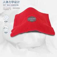 Ultra-Soft Memory Foam Travel Neck Pillow for Airplane & Car Support