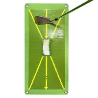 Golf Practice Mat with Swing Trace Detection for Indoor/Outdoor Training