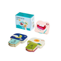Chinese Character Learning Cards for Toddlers, Pull-Out Design, Early Education Cognition Cards with Pinyin