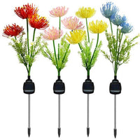 Solar Lycoris Radiata Flower Garden Lights Outdoor LED Simulation Waterproof Landscape Lawn Lamp