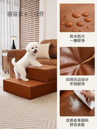 Foldable Pet Stairs for Dogs and Cats, Sofa Bed Ramp for Small and Senior Pets