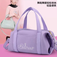 Children's Dance Bag Ballet Practice Handbag Crossbody Tote for Dance Shoes & Apparel