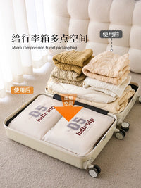 Travel Compression Packing Cubes for Clothes Luggage Organizer Set