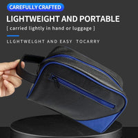 Men's PU Waterproof Travel Toiletry Bag for Business Trips