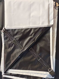 Thickened Oxford Cloth Black Glue Tarp UV Protection Waterproof Sunshade for Outdoor Camping