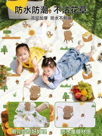 Disposable Outdoor Picnic Blanket Beach Mat - Thickened, Waterproof & Moisture-Proof for Camping, Festivals, and Travel