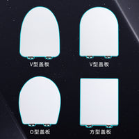 Toilet Seat Cover Thickened Urea-Formaldehyde / PP Universal Slow-Close