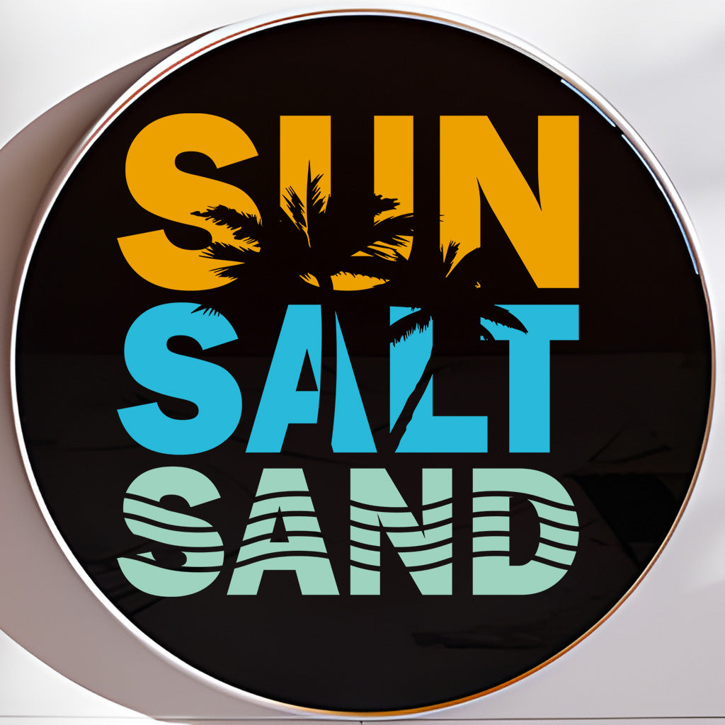 Summer Beach Letter Wall Decal for Vacation Decor