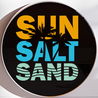 Summer Beach Letter Wall Decal for Vacation Decor