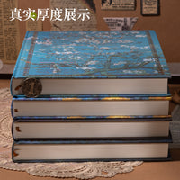 Vintage Hot Stamping Hardcover Lined Notebook Journal