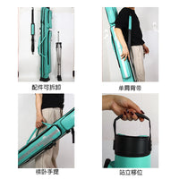 Lightweight Hard Shell Fishing Rod Bag Large Capacity Fishing Tackle Bag Fishing Gear Storage Case