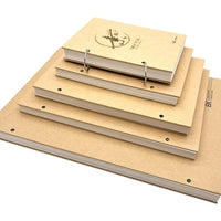 Detachable Ring-Bound Sketchbook for Artists, 85 Sheets, Hardcover, A4/A5/8K/16K Options