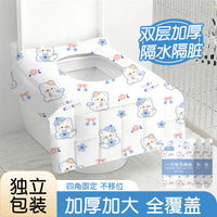 Kovanhong Disposable Toilet Seat Covers for Travel and Hotels, Individually Wrapped, Full Coverage
