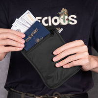 RFID Blocking Travel Wallet Passport Holder with Large Capacity