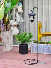 Shepherd Hook Outdoor Hanging Plant Stand for Lanterns, Planters, and Wedding Decor