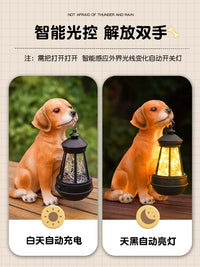 Solar Powered Outdoor Animal Garden Lights - Decorative Landscape Figurines for Yard, Balcony, and Lawn Ambiance