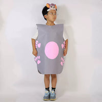 Kids' Mouse Costume for Stage Performance and Cosplay, Zodiac Animal Outfit