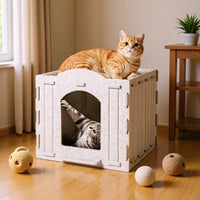 Felt Cat Cave House Outdoor Shelter for All Seasons