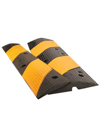 Rubber Speed Bump for Pedestrian and Non-Motorized Vehicle Lanes