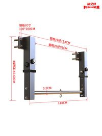 Adjustable Height Indoor Pull-Up Bar for Kids with Swing and Rings, Wall Mounted Fitness Equipment