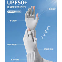 UPF 50+ UV Protection Cooling Arm Sleeves for Driving & Cycling