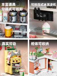 Rolife Super World Miniature Building Blocks DIY House Model Kit for Kids